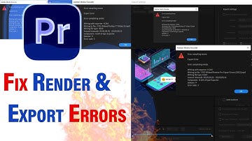 Adobe Premiere Pro (2022) Error Code 3 | Hardware VS Software Encoding | Quick FIX
