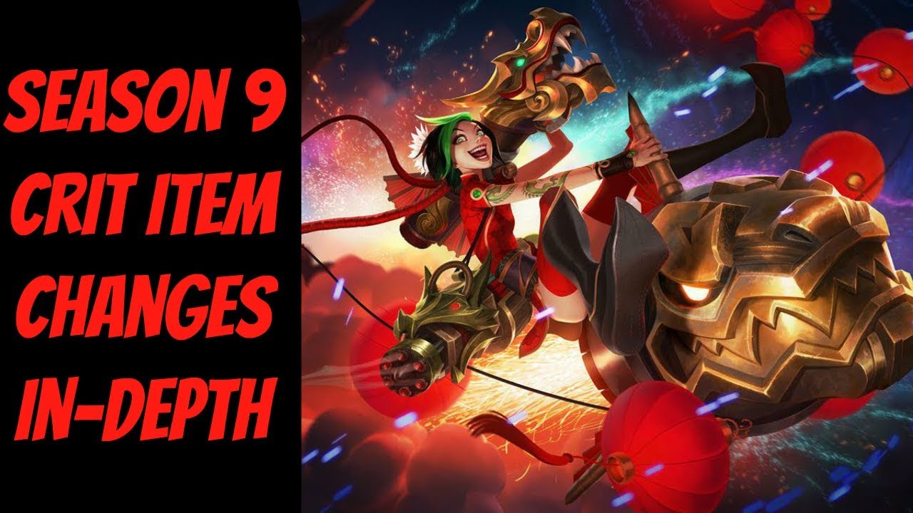 Season 9 Crit Item Changes Preview InDepth League of Legends YouTube