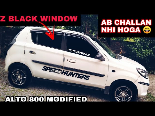 maruti alto 800 new model body stickers custom wrapping