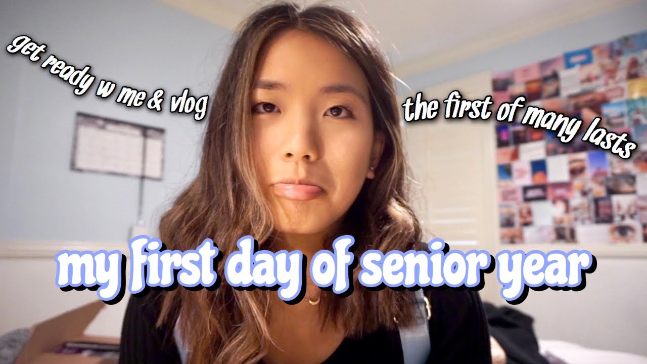 My First Day of High School as a Senior (grwm + vlog) | Vanessa Nagoya