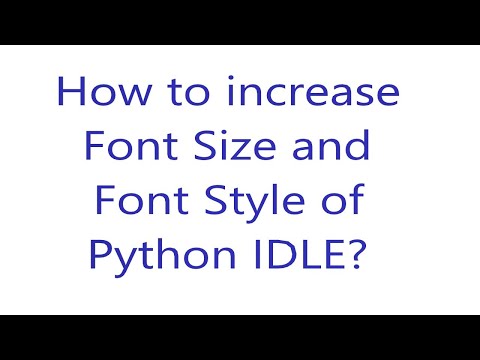 Font Size //