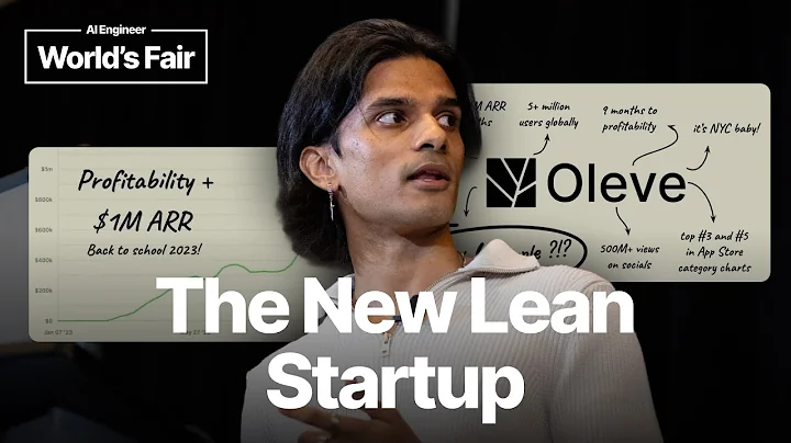 The New Lean Startup — Sid Bendre, Oleve thumbnail