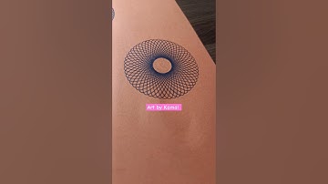 Amazing Spirograph #spirograph #satisfying #asmr #skills #pattern #india #usa #viral #shorts #trend
