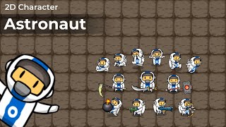 2D Character - Astronaut (Sprite Package Demo)