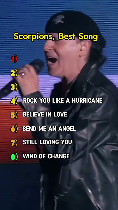 The best scorpions，The list is reversed, sorry#Scorpions #KlausMeine##80er #fy #viral#edit #80s