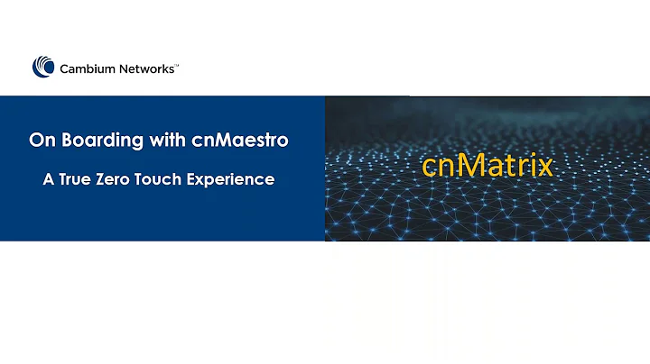 2019 09 11 Microcom Technologies Webinar Featuring Cambium Networks