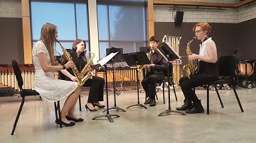 String Quartet in F Major (Saxophone Arrangement); mvt. 1