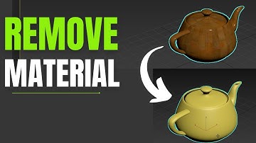 How to remove Material from object in 3ds max #3dsmax #tipsandtricks #autocad #architecture #3d