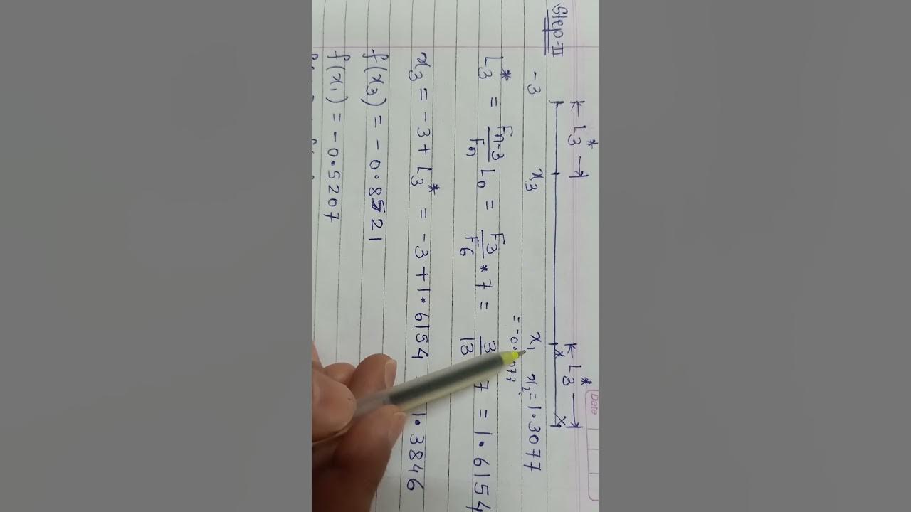Solved example on fibonacci search method optimization techniques