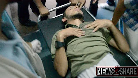 [Graphic] Wounded Gazans Entering Hospital