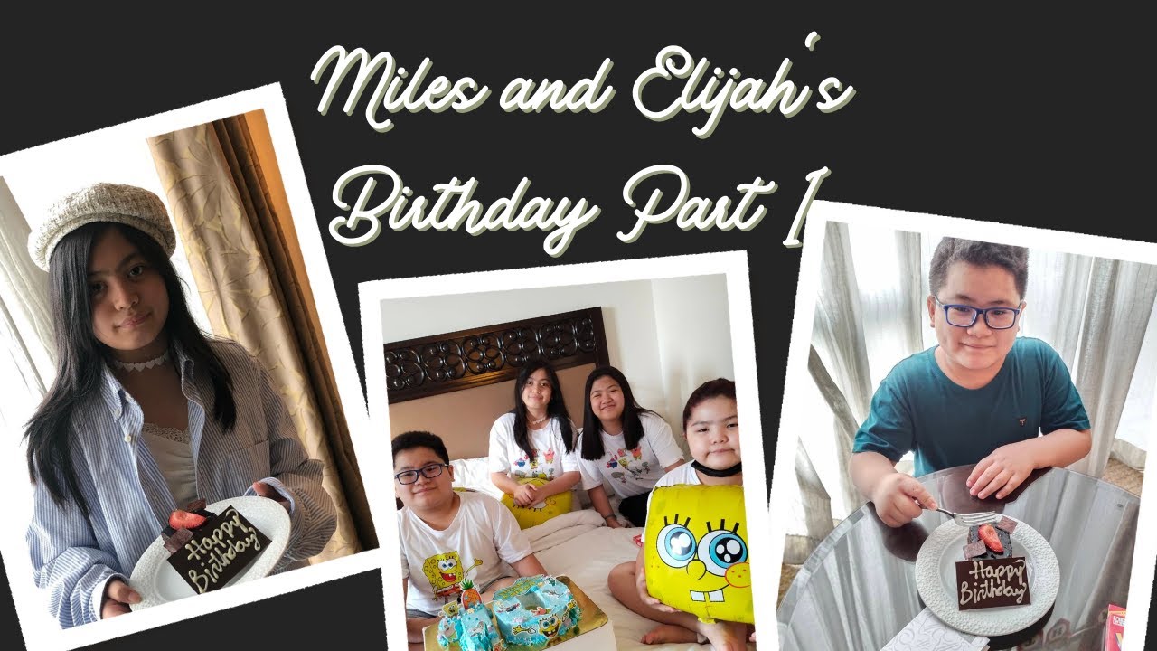 Hello May! Miles and Elijah's Birthday Staycation Part 1 | 3rd Gen's Vlog (Family Channel)