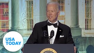 Joe Biden roasts Donald Trump and himself at Correspondents’ Dinner | USA TODAY