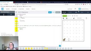 Programming Livestream -- CodeHS lesson 1.10