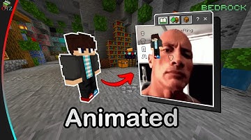 How To Create an Animated Minecraft Inventory - No Coding | Bedrock Texture Pack