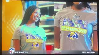 2022 Los Angeles Rams Super Bowl 56 Champs Gear Commercial