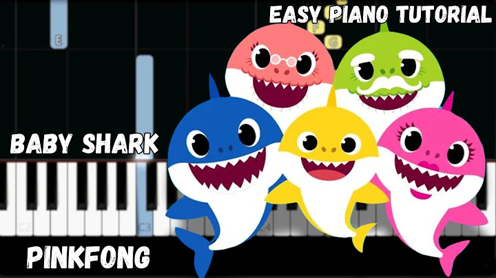 Pinkfong - Baby Shark Dance (Easy Piano Tutorial)