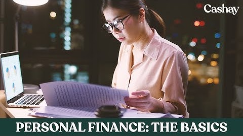 A guide to personal finance: The basics