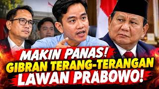 Makin Panas! Gibran Terang-terangan Lawan Prabowo! || Ditinggal Prabowo, Gibran: MBG Jangan Dimakan!