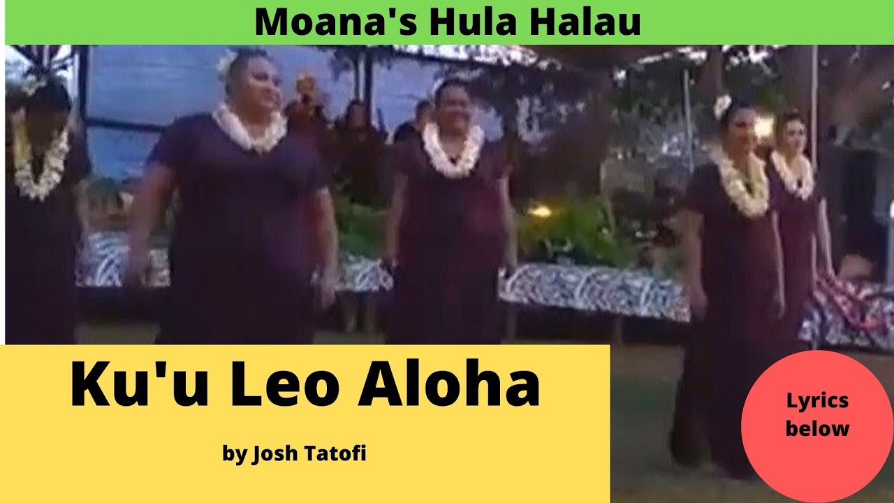 Ku U Leo Aloha Hula Dance With Lyrics Performance Is At Earth Day Josh Tatofi Wrote And Sings Youtube Me ke kai e holu mau ana. youtube