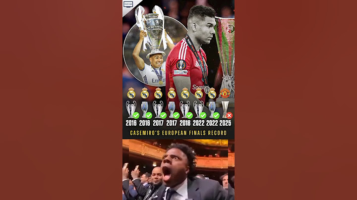 Casemiro has won every European final he’s ever played. Until yesterday. 🤯💔The 100% record is over…,