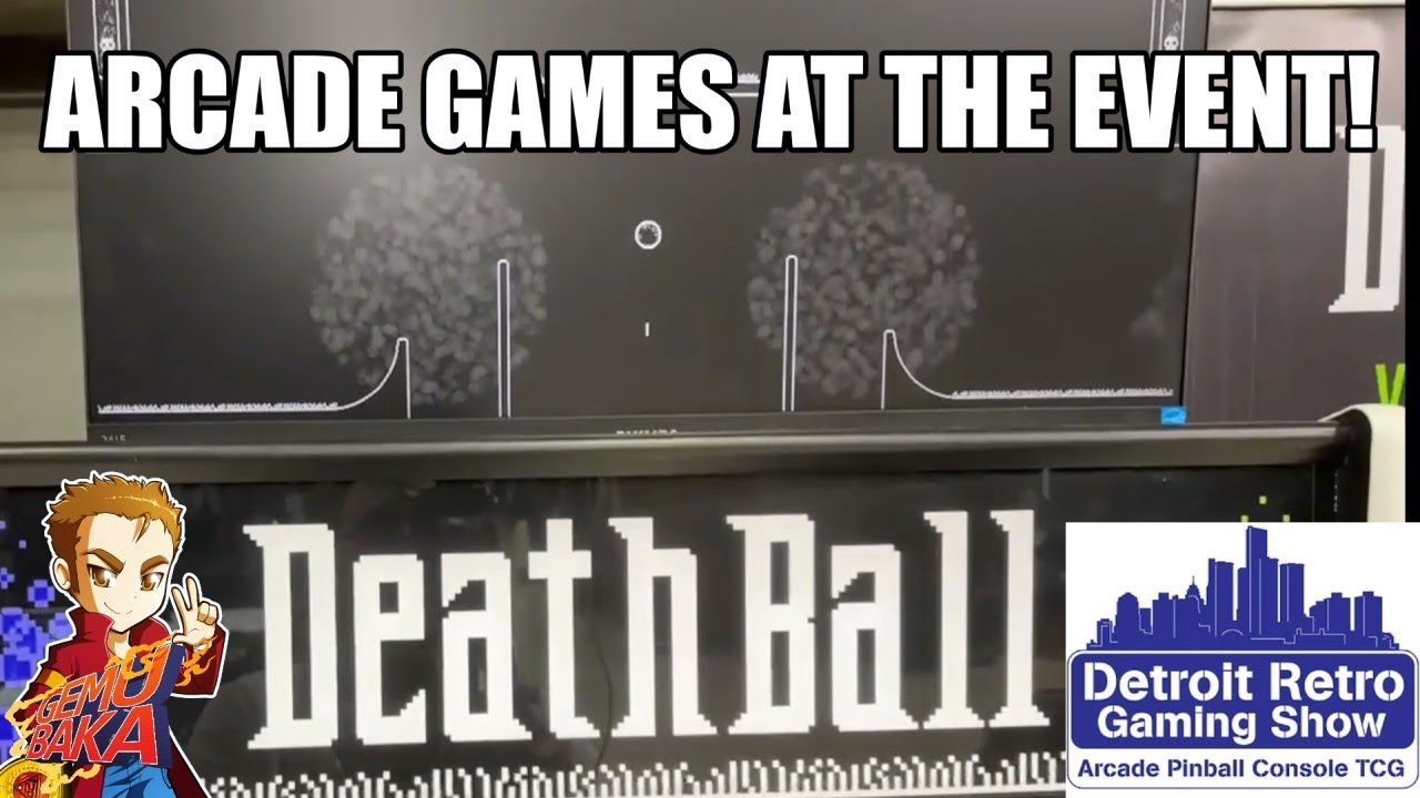 Arcade Gaming at Detroit Retro Gaming Show: Death Ball and Flash Beats