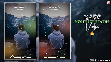 How To Make #Trending Full Screen Light Effect WhatsApp Status Video Editing In Kinemaster 2020