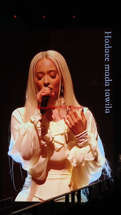 Faouzia performing 'Desert Rose' in Chengdu | #faouzia #focus2025 #chengdu #desertrose #sting