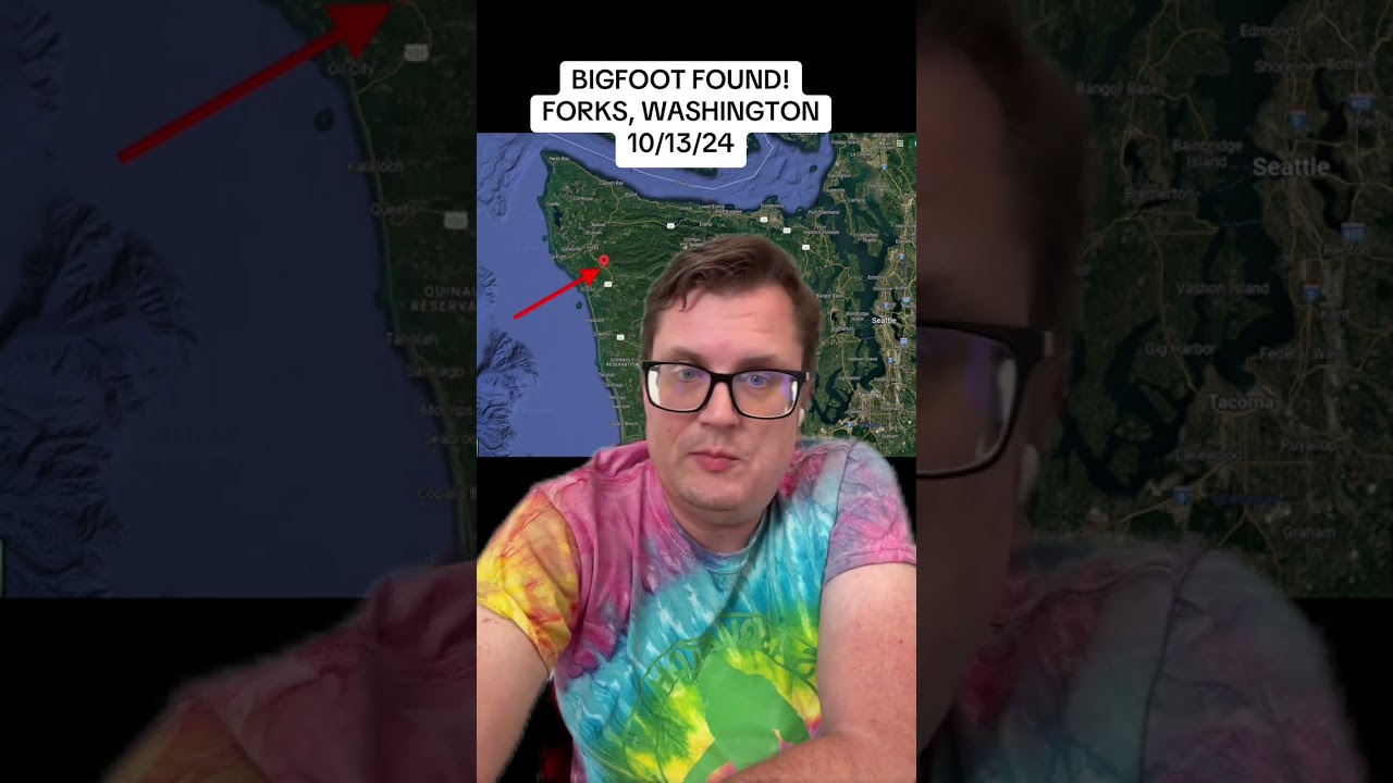BIGFOOT FOUND IN FORKS, WASHINGTON! BIGFOOT FOUND IN FORKS, WASHINGTON!