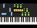 TNS - Umona feat Mpumi | EASY PIANO TUTORIAL by SAPiano