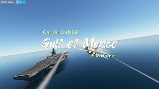 F/A-18 Hornet MSFS 2020 Carrir CVN69 Gulf of Mexico