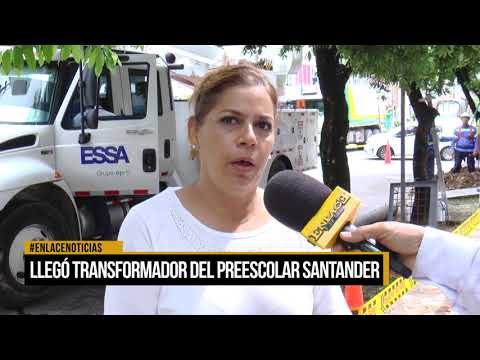 Llegó transformador del Preescolar Santander