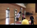鉄棒運動「逆上がり」の指導法6　ジムボールを使った「逆上がり」の実践例