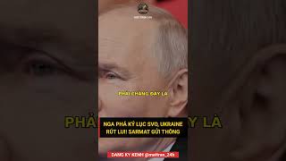 🚨💥 Nga phá kỷ lục SVO, Ukraine rút lui! Sarmat gửi thông điệp Washington?