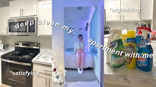 deep cleaning entire apartment *satisfying*