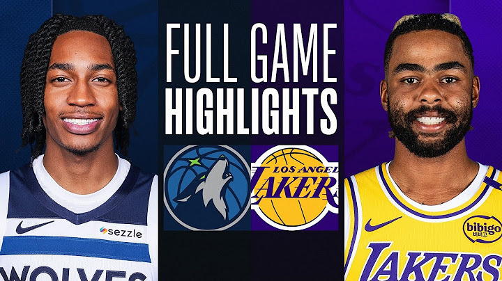 TIMBERWOLVES at LAKERS | NBA PRESEASON FULL GAME HIGHLIGHTS | October 4, 2024