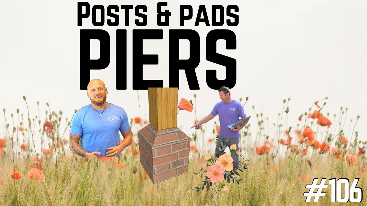 Posts and Pads (aka Piers). Video preview.