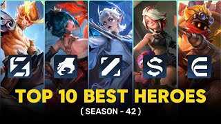 TOP 10 MOST BROKEN HEROES FOR SOLO RANK IN SEASON 42 | SEASON 42 META HEROES ( MLBB Meta Guide ) screenshot 4