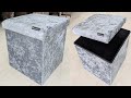 Nilkamal Plush Folding Storage Ottoman Puffy Review!