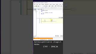 Insert No And Nc Contacts. Auto Completion Of Variable Names.