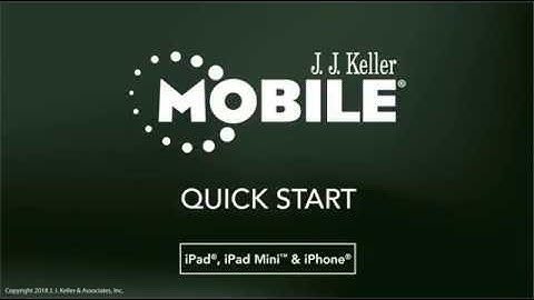 Quick Start to Common Daily Functions on iPhone® and iPad® - Encompass® ELD