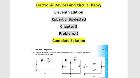 Electronic Devices and Circuit Theory-11th Edition (Robert Boylestad)(Chapter-2 problem 5 Solution)