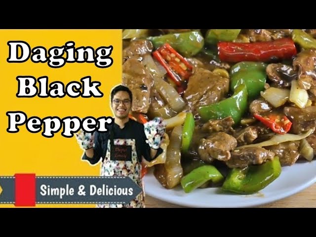 Resepi daging black pepper khairul aming