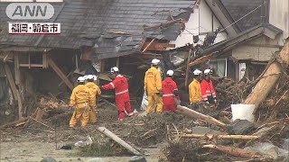 「安らかに」家族3人葬儀も　雨の中・・・救助活動続く(17/07/09)