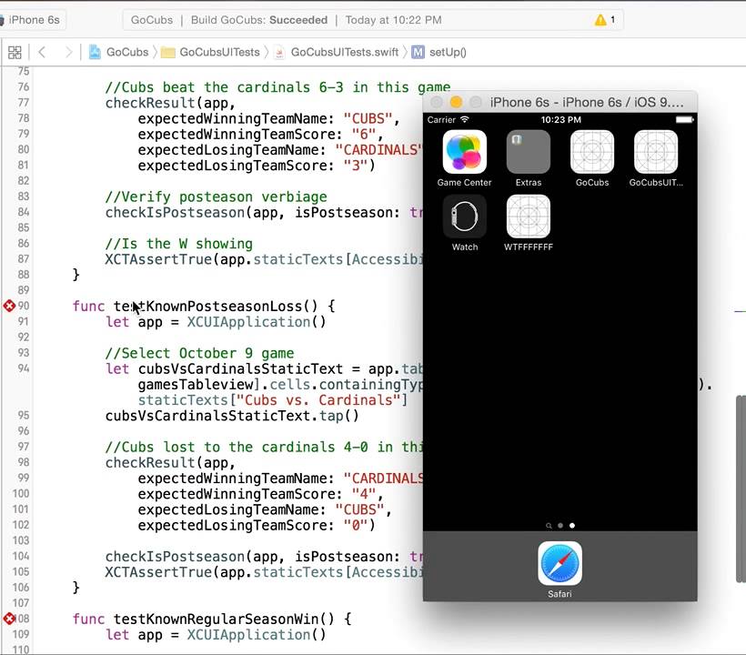 Xcode 7 UI Testing: Trying to launch once per class instead of once per ...