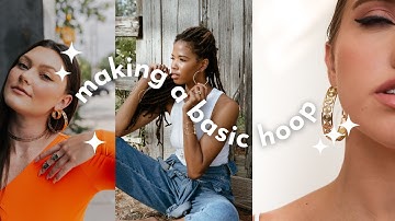 Metalsmithing for Beginners - Learn Jewelry Making from Me: Making a Basic Hoop Earring