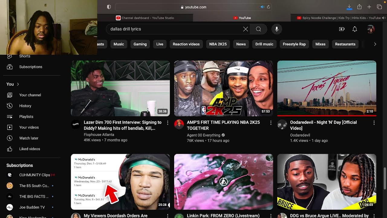 REACTING TO DALLAS DRILL/ ICE SPICE DRAMA/ AFTERNOON STREAM GET IN HERE NOW