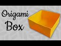How To Make Paper Box | Origami Box