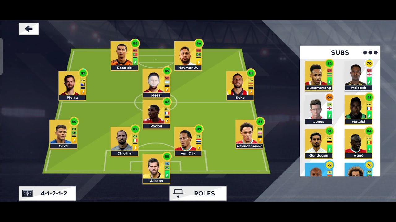 International football match in DLS21… Very hard to beat international team