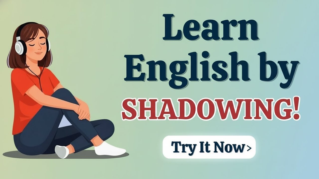 Learn English with Shadowing Technique | Repeat Like a Native | English ...