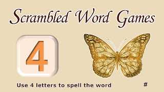 Scrambled Word Game #  | Can you spell the scrambled words in 10 seconds?  | Jumbled Word Games screenshot 3